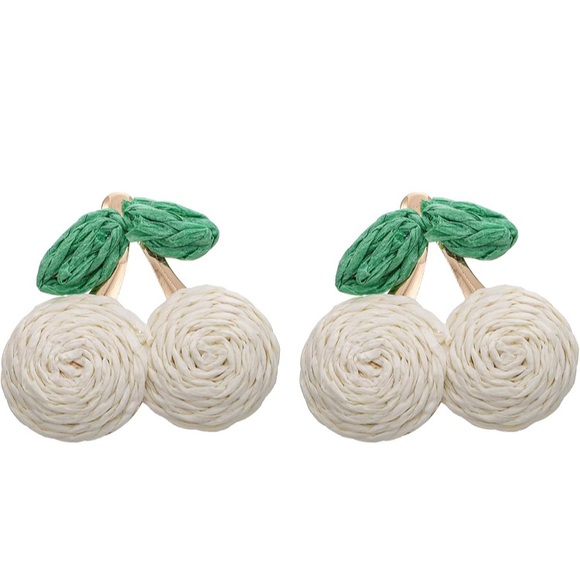 Handmade Cherry Earrings - Picture 6 of 8